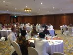 Bupati sedang menyampaikan paparan kondisi telekomunikasi di Natuna.