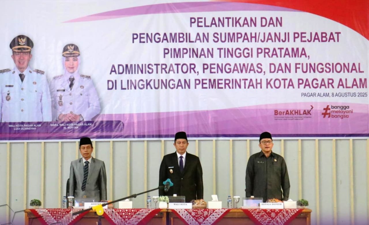 Pelantikan Perdana Ludi Oliansyah Fokus Tingkatkan Pelayanan Publik
