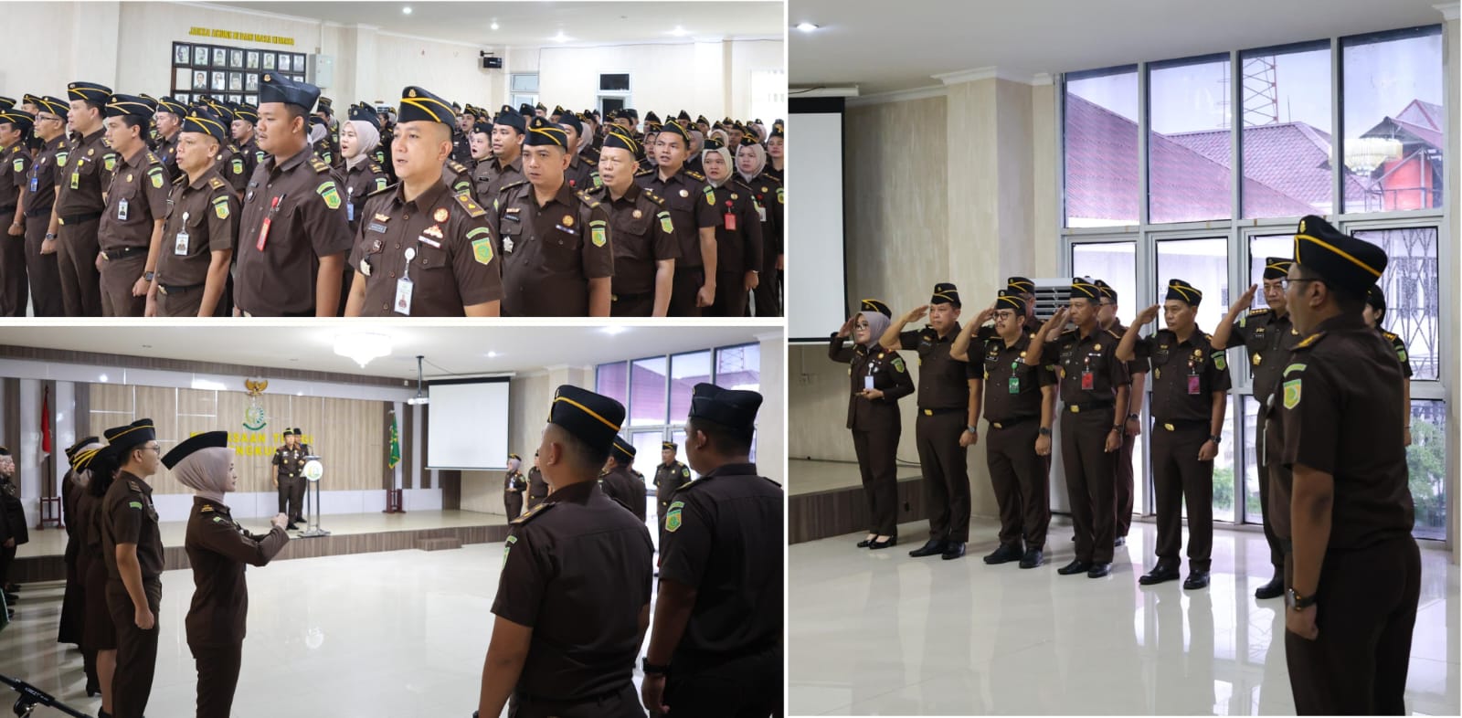 Kajati Bengkulu Pimpin Apel Gabungan Pegawai Kejaksaan