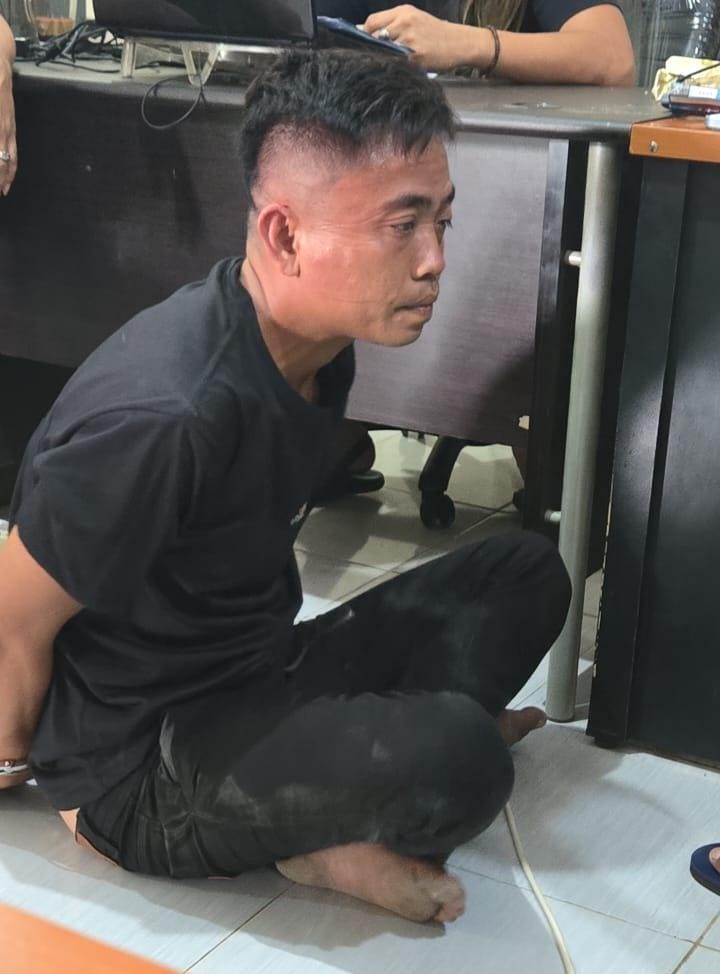 Hasan Basri alias Abas, terduga pelaku pembunuhan wartawan