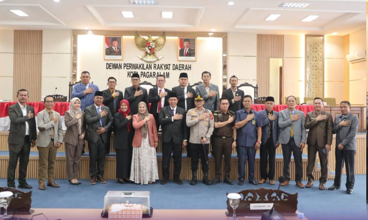 Rapat Paripurna XIV Sidang ke-I DPRD Kota Pagaralam