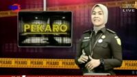 Kasi Penkum Kejaksaan Tinggi Bengkulu, Ristianti Andriani, tampil sebagai presenter dalam program Pekaro RBTV.