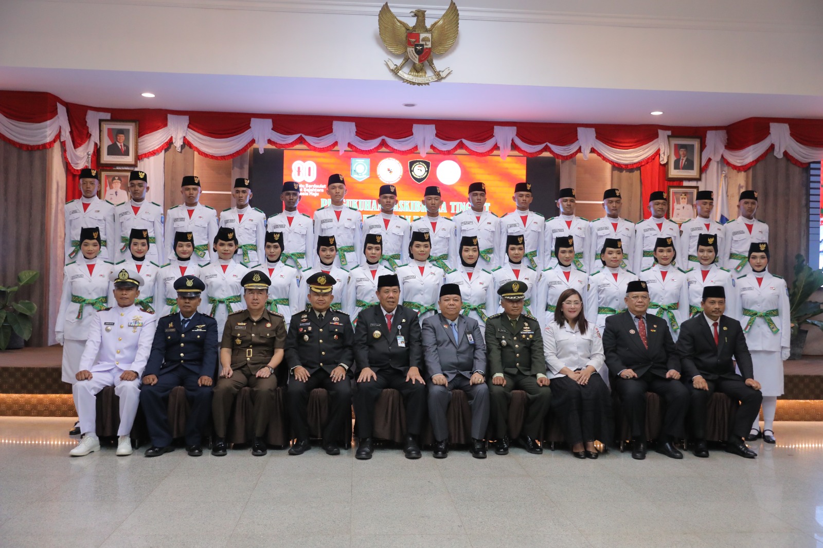 Gubernur Hidayat Arsani kukuhkan Paskibraka Bangka Belitung 2025