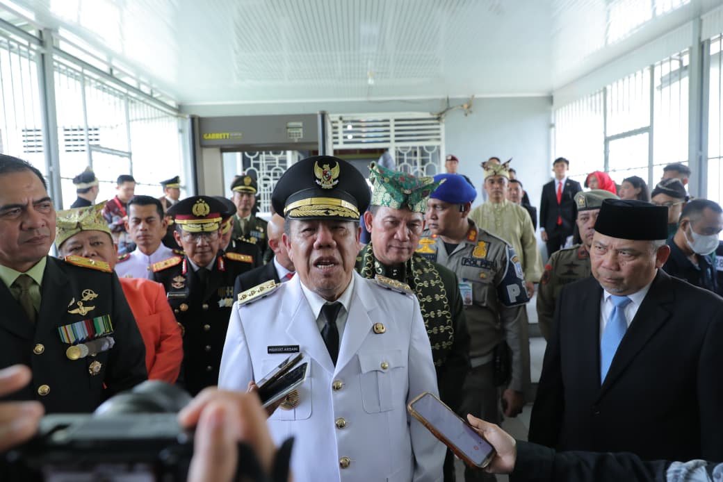 Gubernur Babel Hidayat Arsani ajak warga dan anak binaan jadikan remisi HUT RI ke-80 sebagai motivasi untuk taat hukum dan berperilaku baik. Gubernur Babel Hidayat Arsani ajak warga dan anak binaan jadikan remisi HUT RI ke-80 sebagai motivasi untuk taat hukum dan berperilaku baik.