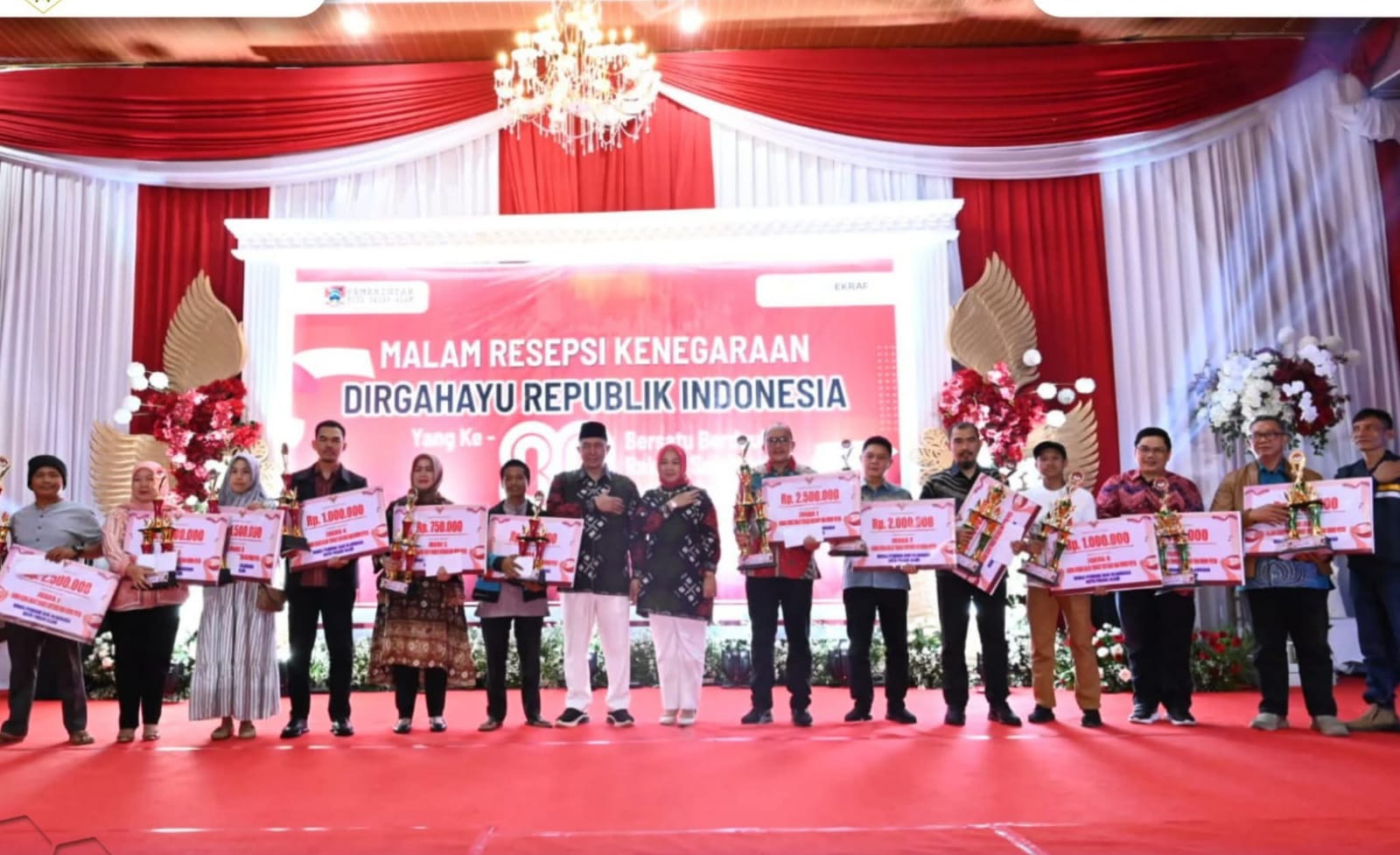 Resepsi kenegaraan di Pagaralam puncaki perayaan HUT RI ke-80 Resepsi kenegaraan di Pagaralam puncaki perayaan HUT RI ke-80