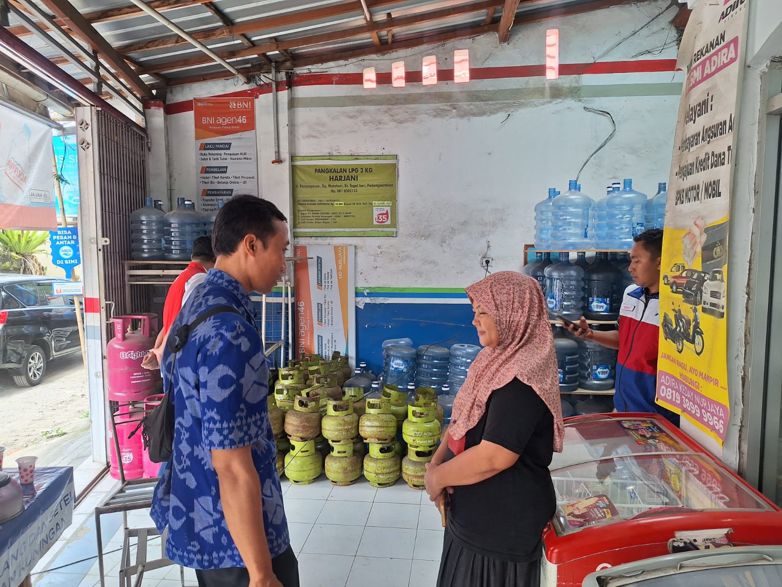 Satgas LPG 3 Kg Bali menemukan pelanggaran di satu pangkalan Denpasar yang menjual di atas HET.