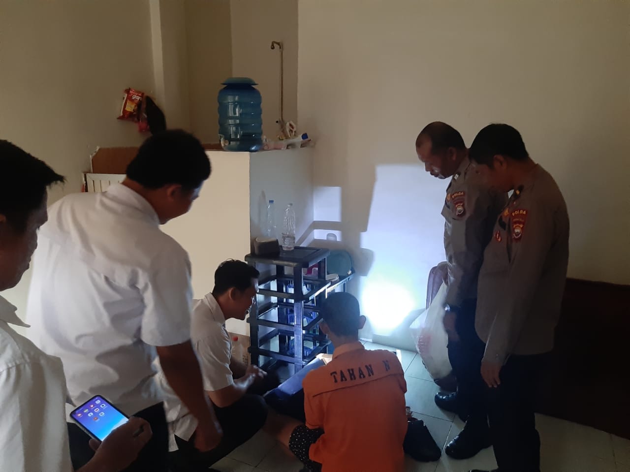 Dit Tahti Polda Bengkulu Gelar Razia Rutin Sel Tahanan