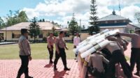 Polres Humbang Hasundutan menggelar latihan Dalmas