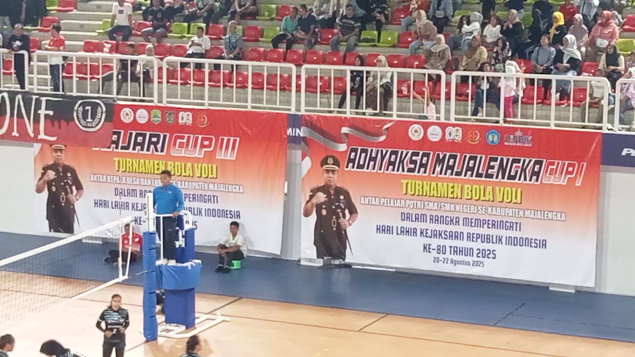 Kejari Majalengka gelar turnamen voli HUT Kejaksaan ke-80,