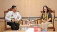 Wabup Humbahas Junita Rebekka Marbun paparkan potensi pertanian, Food Estate, dan program Pajele kepada Gubernur Sumut Bobby Nasution.