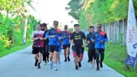 Bupati Egi cek langsung jalur Krakatau Beach Run 2025 di Kalianda.