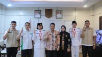 Pemprov Babel sambut dua Paskibraka Nasional 2025, Kenzo dan Fitri.