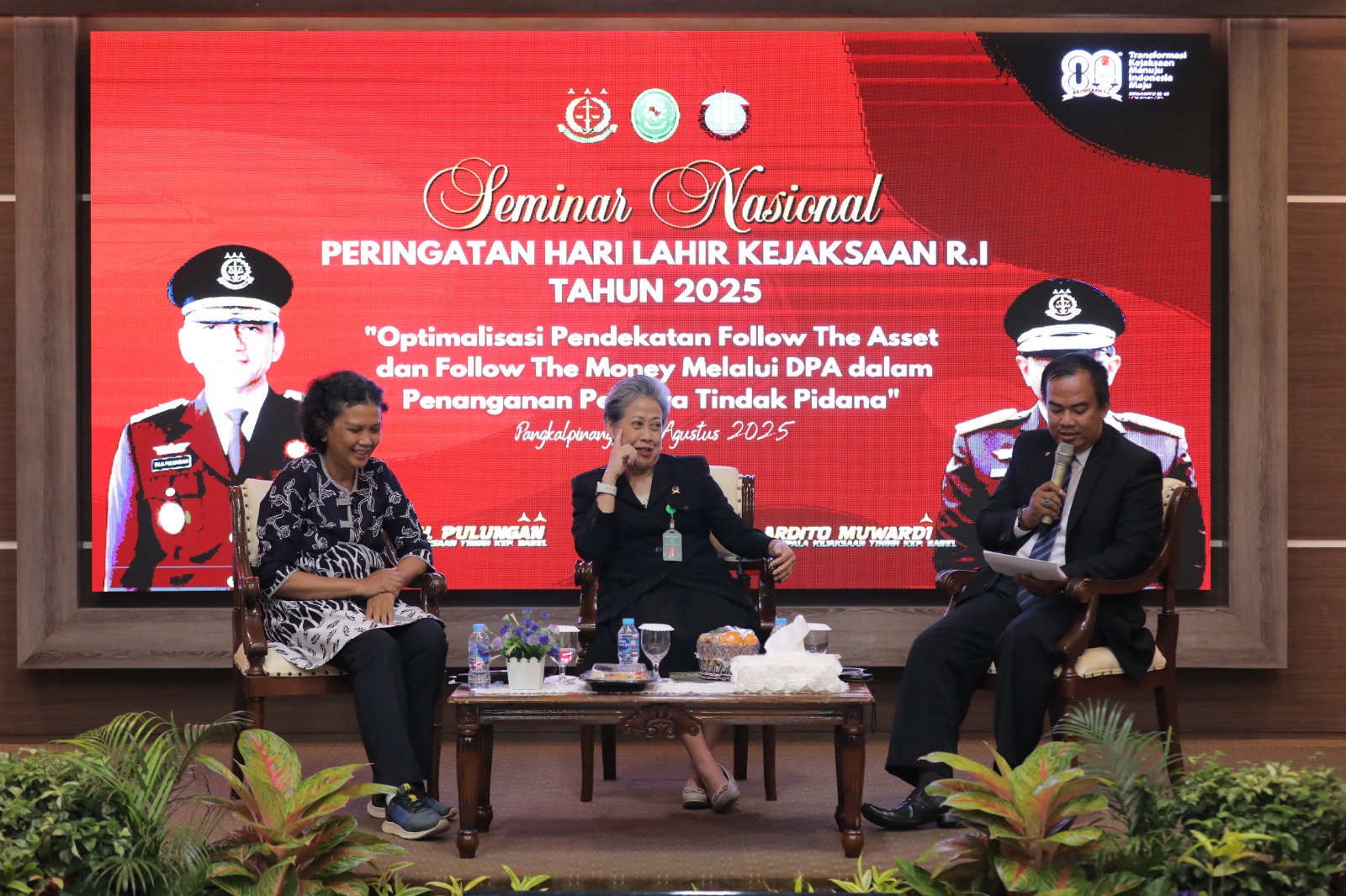 Seminar nasional Hari Lahir Kejaksaan ke-80.