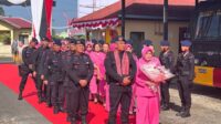 Komandan Brimob Polda Bengkulu, Kombes Pol Muhammad Fachry, lakukan kunjungan kerja ke Batalyon A Pelopor Rejang Lebong.