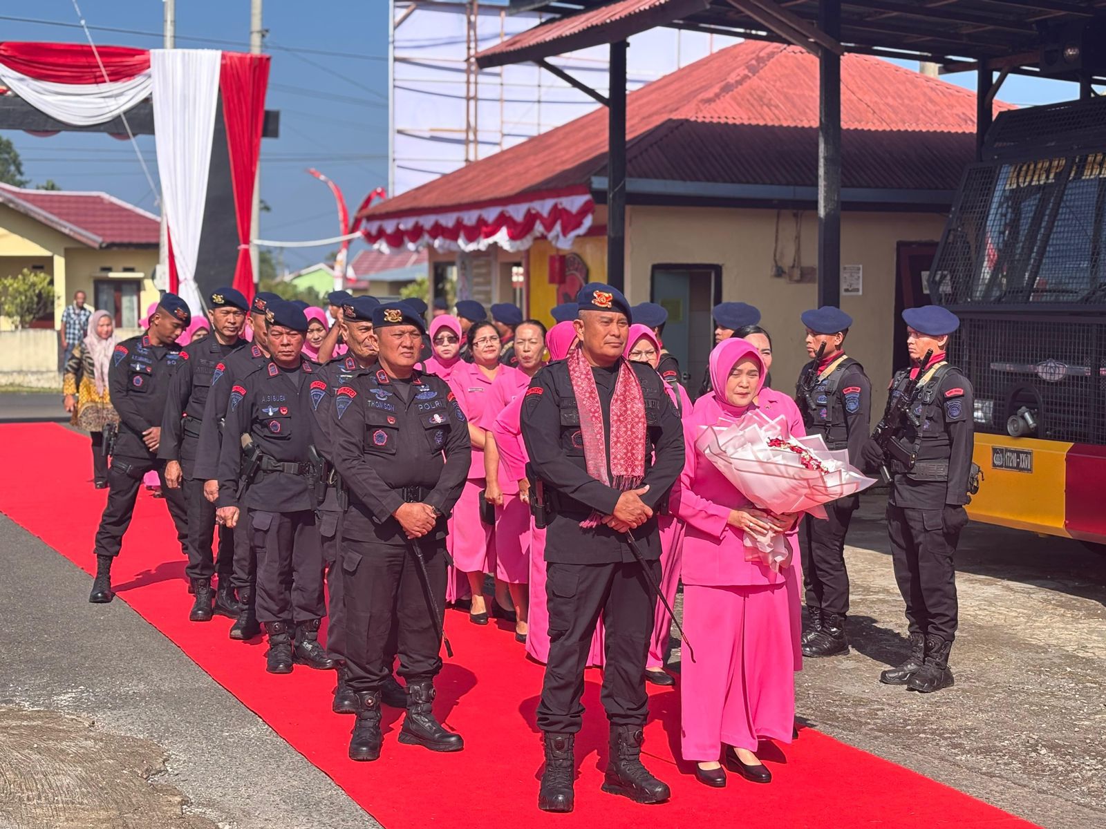 Komandan Brimob Polda Bengkulu, Kombes Pol Muhammad Fachry, lakukan kunjungan kerja ke Batalyon A Pelopor Rejang Lebong.