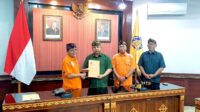 Partai Buruh Bali sampaikan enam tuntutan nasional lewat audiensi damai ke Pemda.