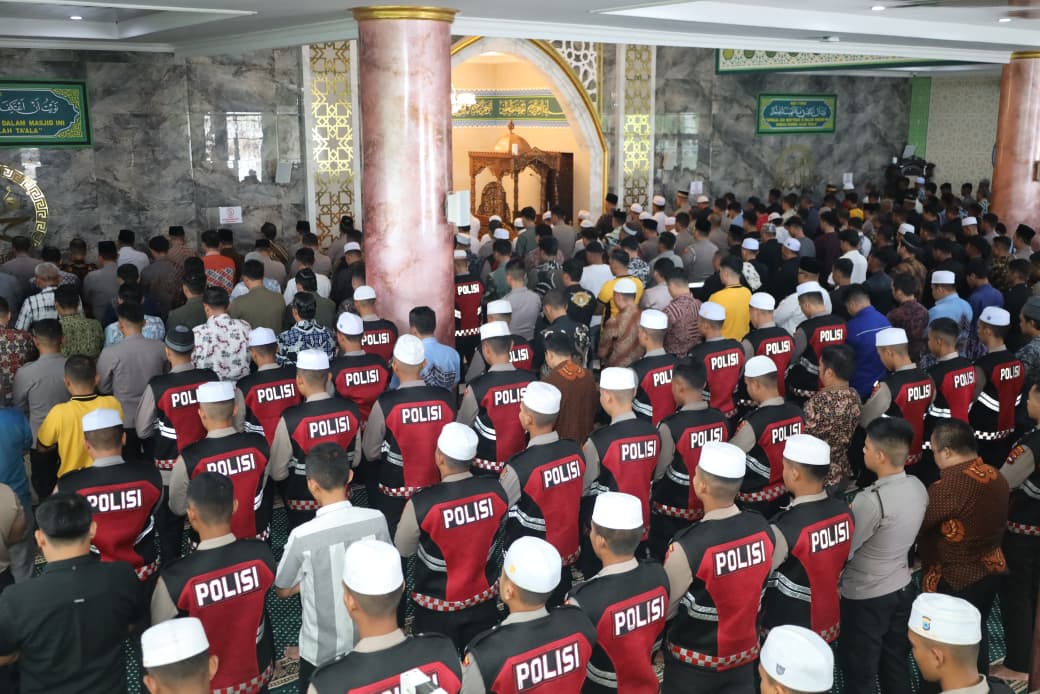 Polda Kalsel gelar shalat ghaib Affan Kurniawan