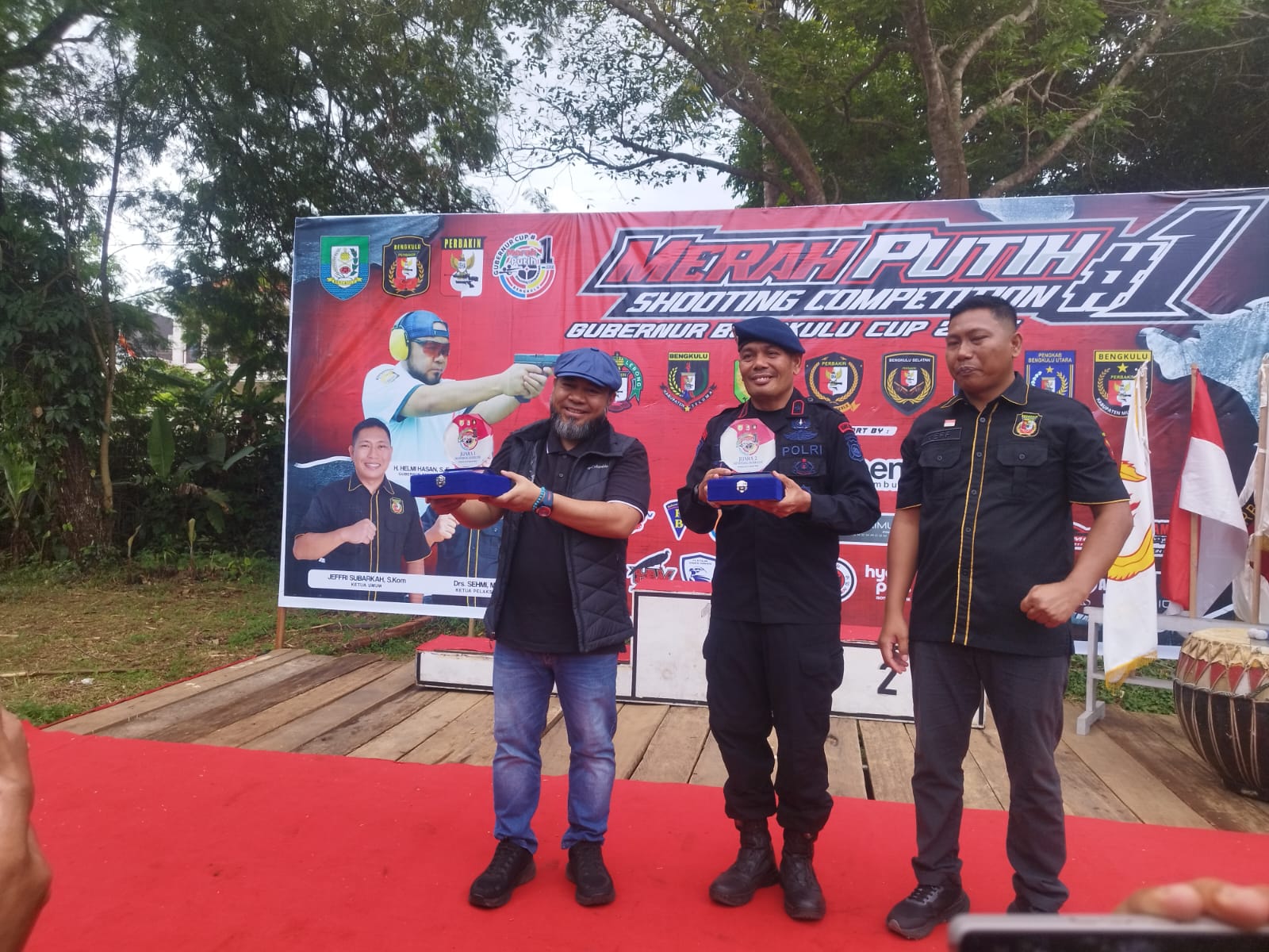 Brimob Bengkulu hadiri Lomba Menembak Gubernur Cup 2025.