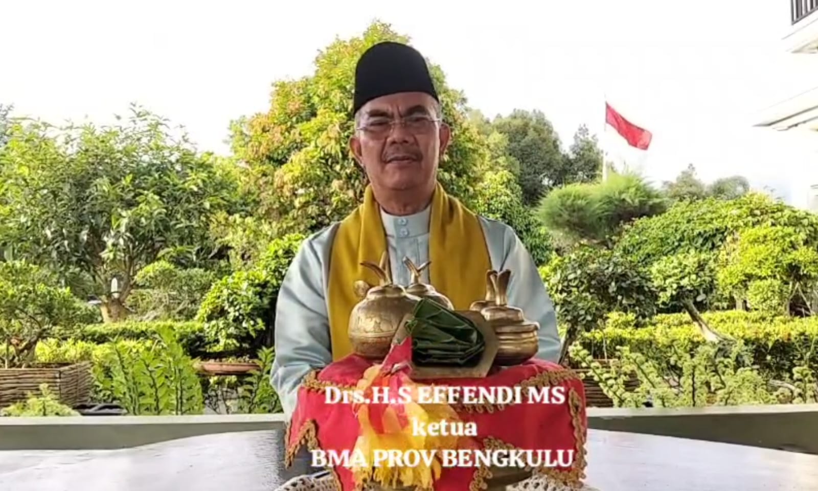 Ketua BMA Bengkulu, H. S. Effendi, mengajak masyarakat menjaga kondusifitas serta menyampaikan aspirasi secara santun dan bermartabat.