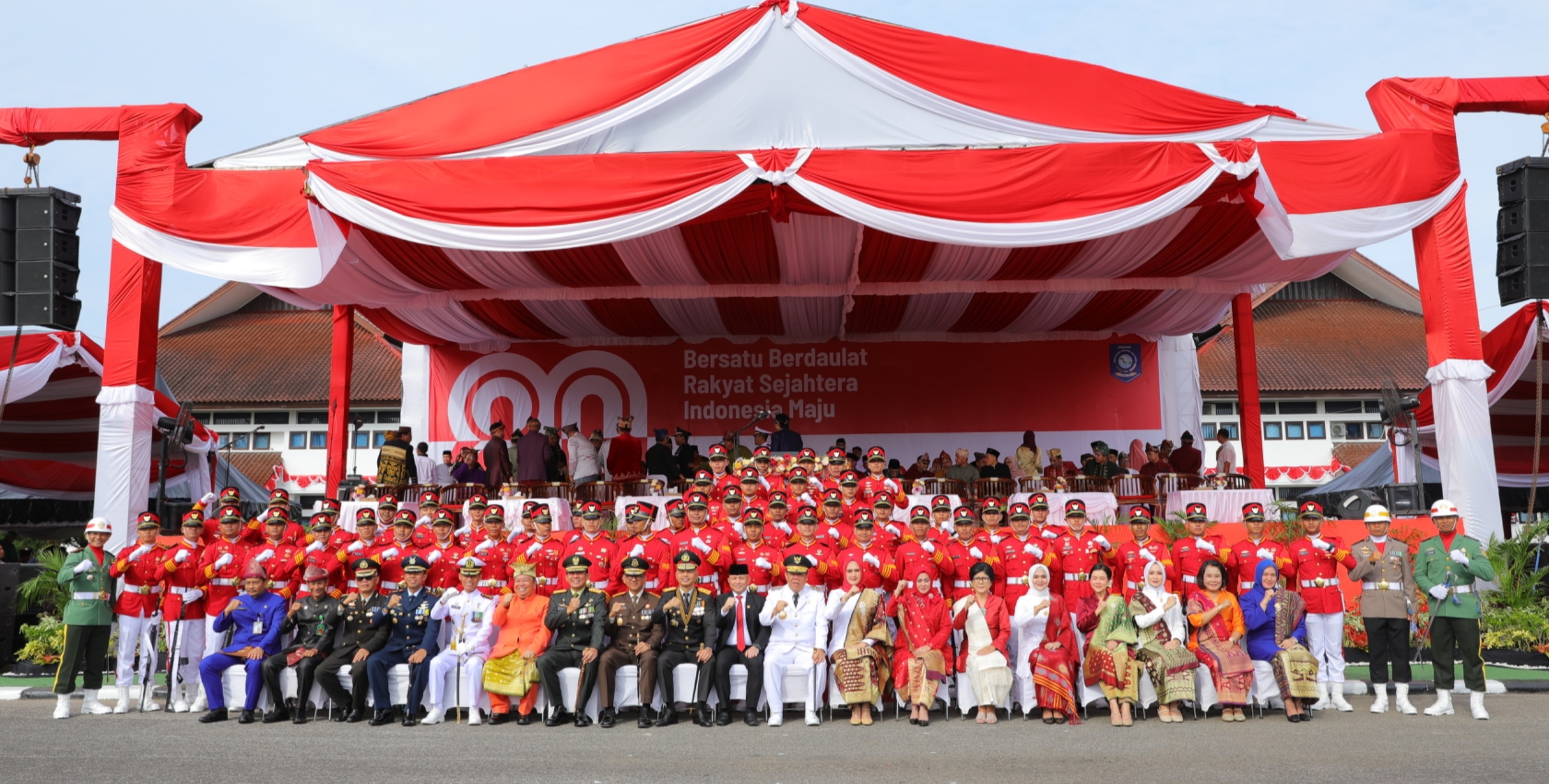 Upacara HUT ke-80 RI di Babel Berlangsung Khidmat