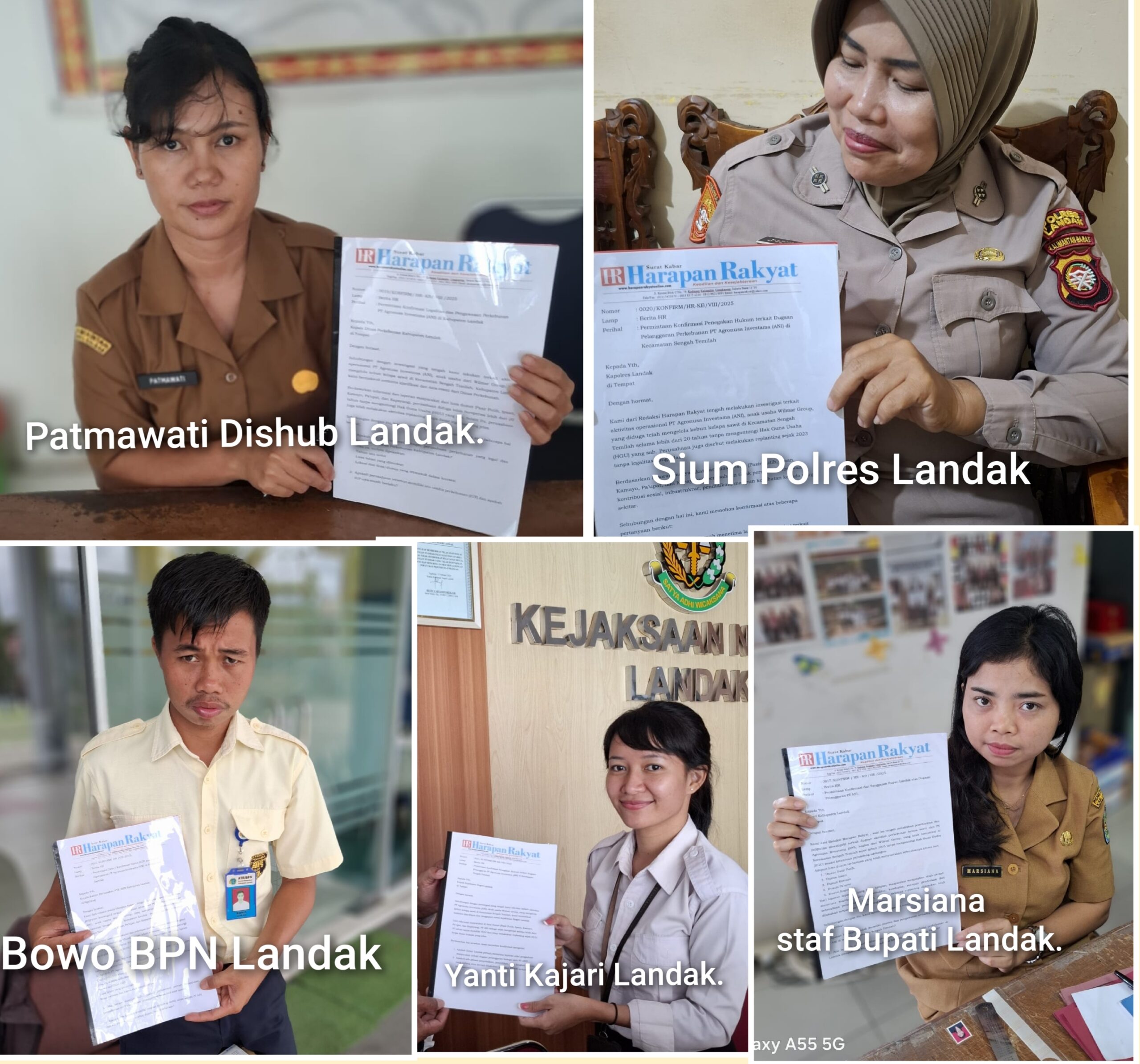 Surat konfirmasi sudah disampaikan ke beberapa instansi terkait.