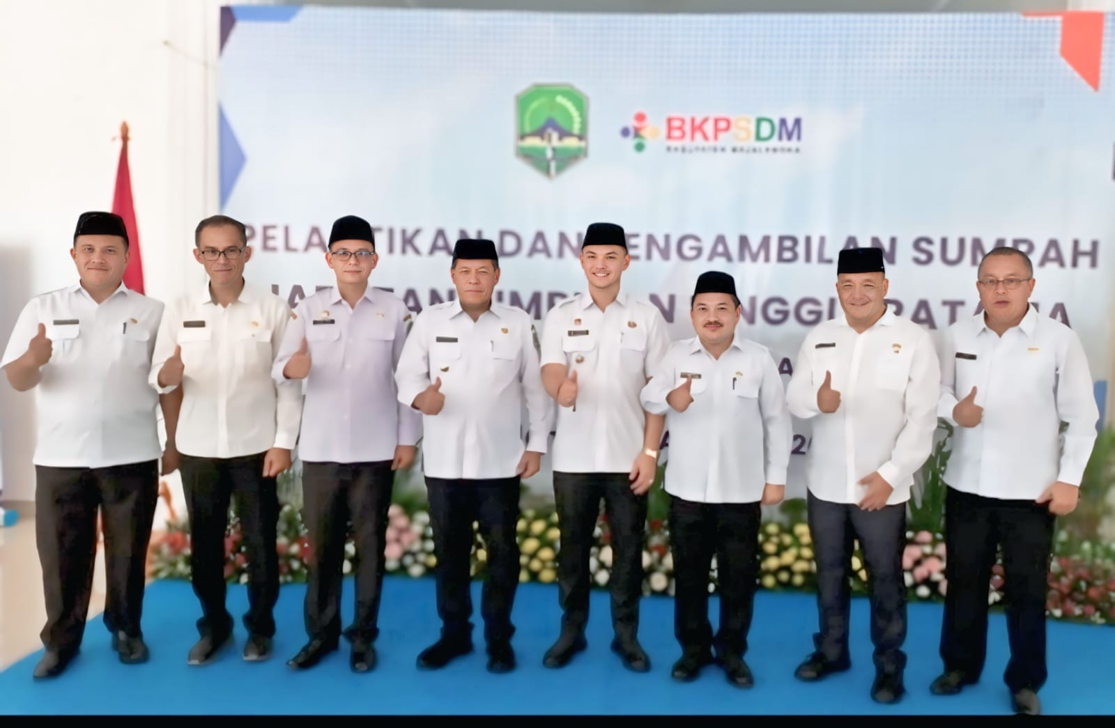 Pejabat eselon II Majalengka yang baru dilantik