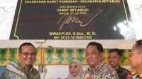 Taman Berbudaya Kelurahan Karet Kuningan Diresmikan.