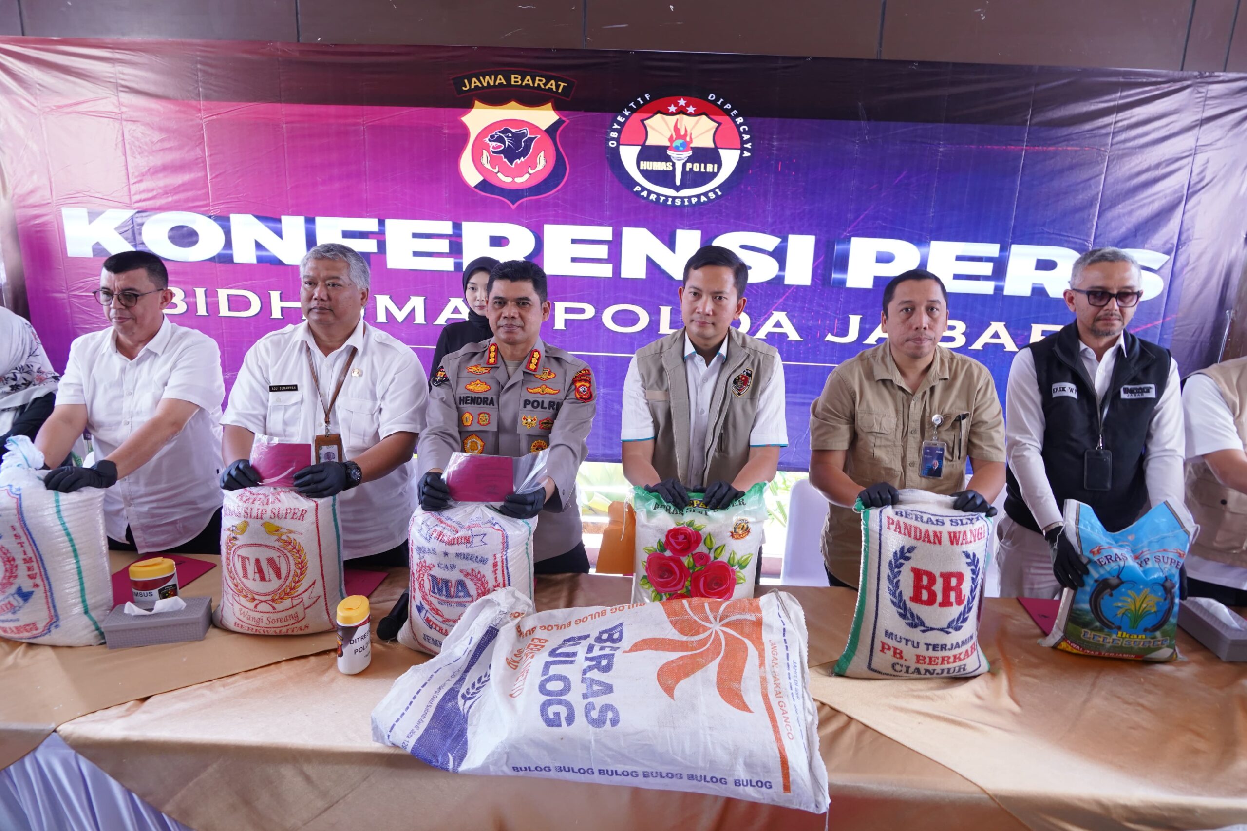 Omzet Miliaran dari Manipulasi Label Beras Diungkap Polda Jabar