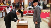 Ir. Agung Setiawan resmi dilantik sebagai anggota DPRD Babel menggantikan almarhum Ir. Tarmizi H. Saat melalui mekanisme PAW dalam rapat paripurna, Kamis (07/08/2025