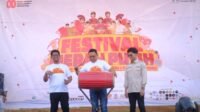Wabup Gowa Darmawangsyah Muin membuka Festival Merah Putih 2025,