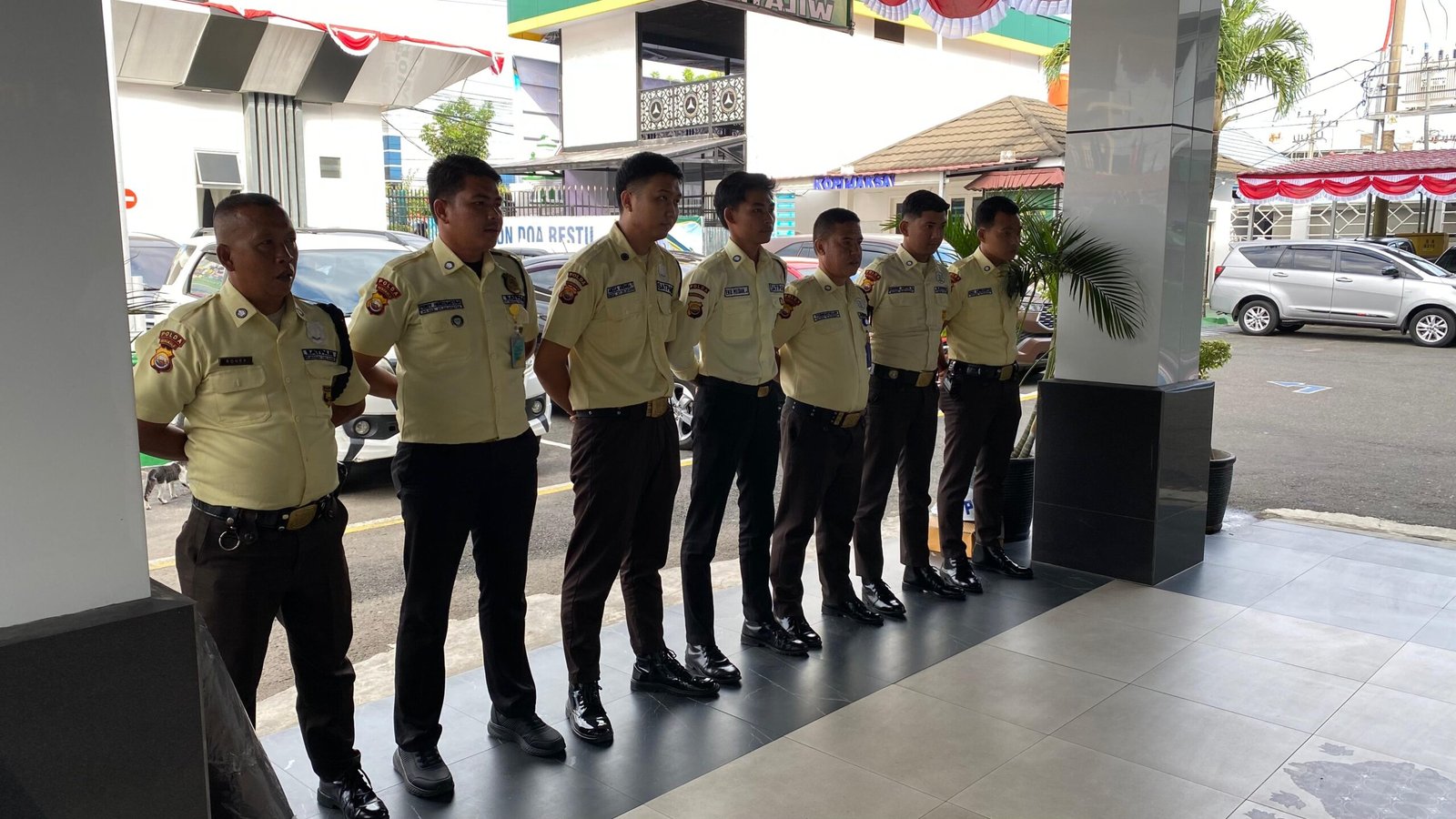 briefing pagi bersama Kamdal 