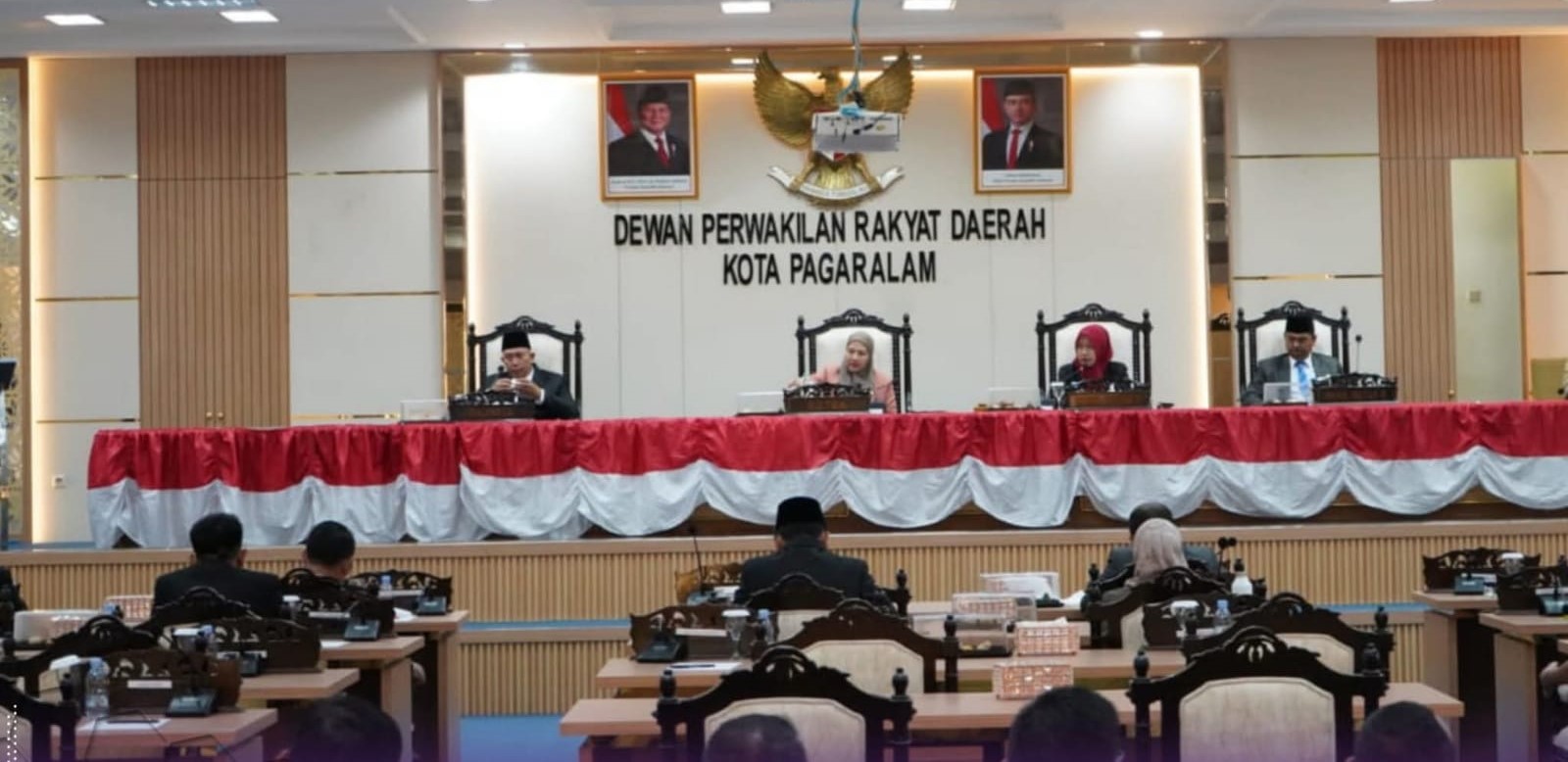 ali Kota Pagaralam Ludi Oliansyah menghadiri Rapat Paripurna XIV Sidang ke-2 DPRD Kota Pagaralam, Selasa (12/08/2025), di Ruang Sidang Utama DPRD.