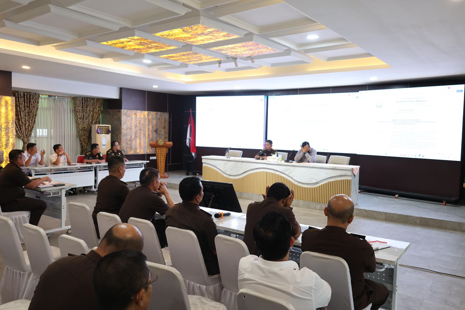 Kejaksaan Tinggi Bengkulu menggelar rapat persiapan HUT Kejaksaan RI ke-80,