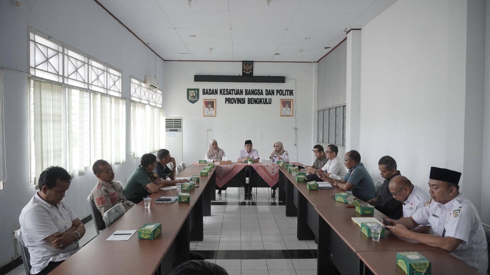 Asintel Kejati Bengkulu menghadiri rapat persiapan Forkopimda