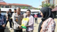 22 Ton Beras Didistribusikan Polda Bengkulu di 15 Titik