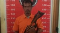 Tersangka LH. kasus penembakan yang menewaskan HB