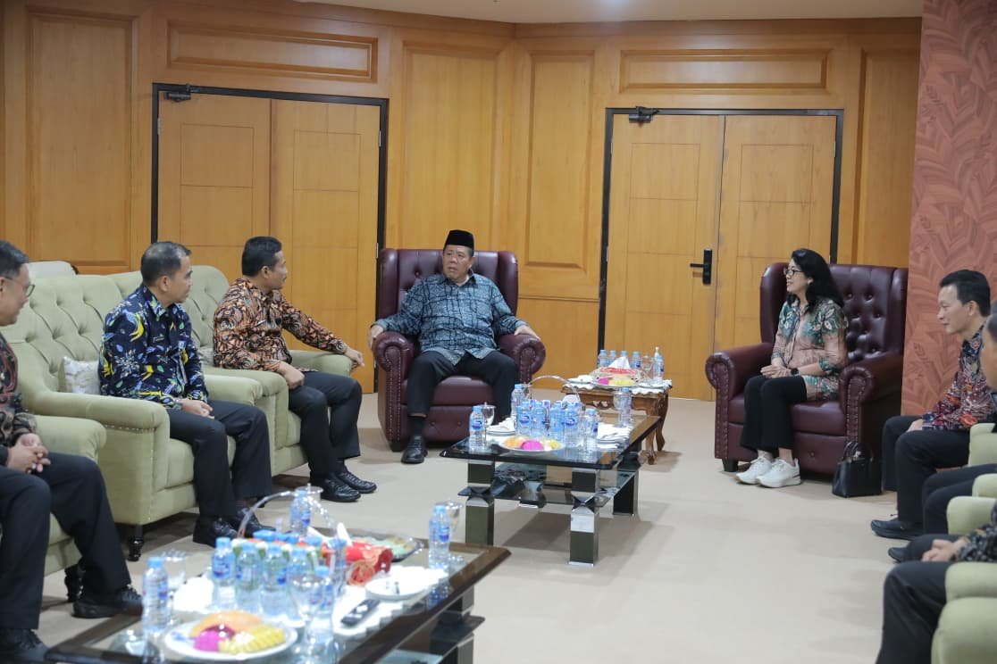 Gubernur menerima audiensi Kepala Kantor Regional VII Badan Kepegawaian Negara (BKN) Palembang