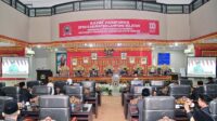 DPRD Kabupaten Lampung Selatan menggelar Rapat Paripurna Istimewa untuk memperingati Hari Ulang Tahun (HUT) ke-80 Proklamasi Kemerdekaan Republik Indonesia, Jumat (15/8/2025).