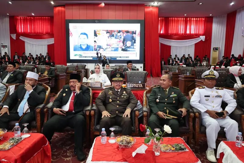 Asintel Kejati Bengkulu Hadiri Rapat Paripurna DPRD