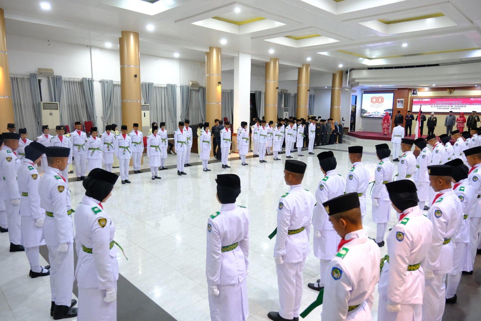 70 Anggota Paskibraka Gowa Siap Kibarkan Bendera pada HUT RI