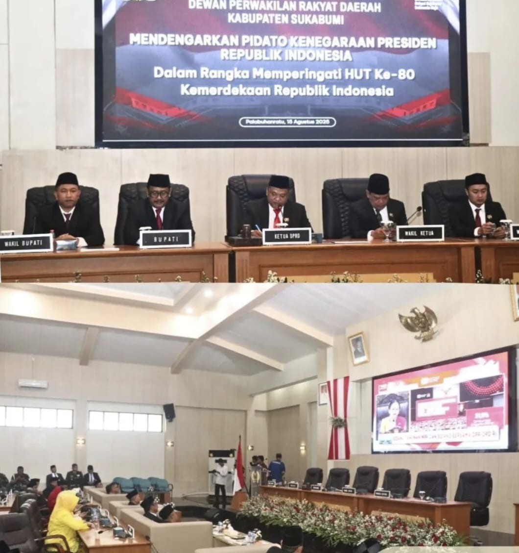 Rapat Paripurna DPRD Sukabumi HUT RI ke-80