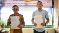 Dinas Dukcapil Humbahas dan Kejari Humbahas menandatangani nota kesepakatan penanganan hukum perdata dan TUN.