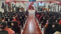 BKSG Purwakarta meriahkan HUT RI ke-80 dan HUT Purwakarta dengan kebaktian syukur, parade budaya, serta pemotongan tumpeng yang dihadiri Bupati Purwakarta.
