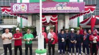 Pekan Olahraga HUT Kejaksaan ke-80, kegiatan di mulai dengan pelepasan burung merpati.