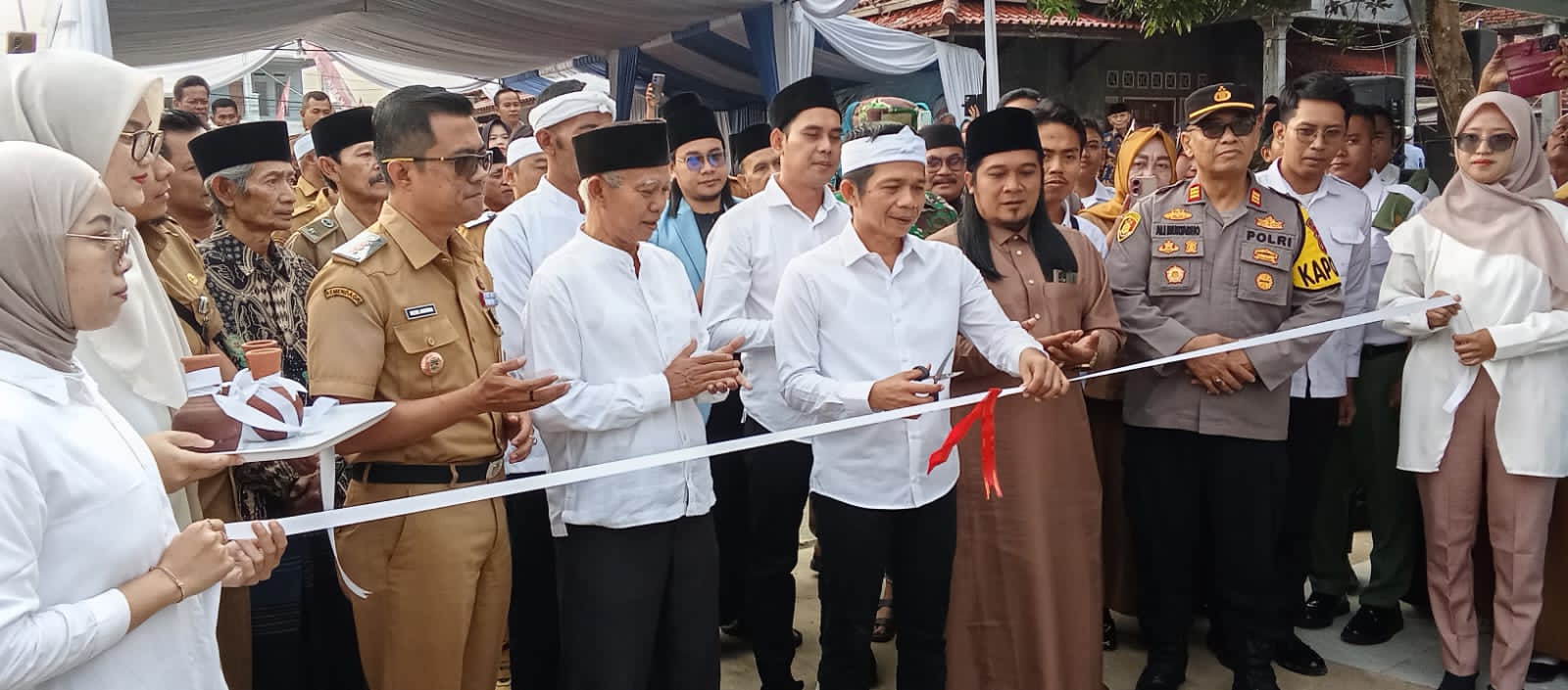 Polres Purwakarta hadir di peresmian Dapur Bergizi Gratis di Plered