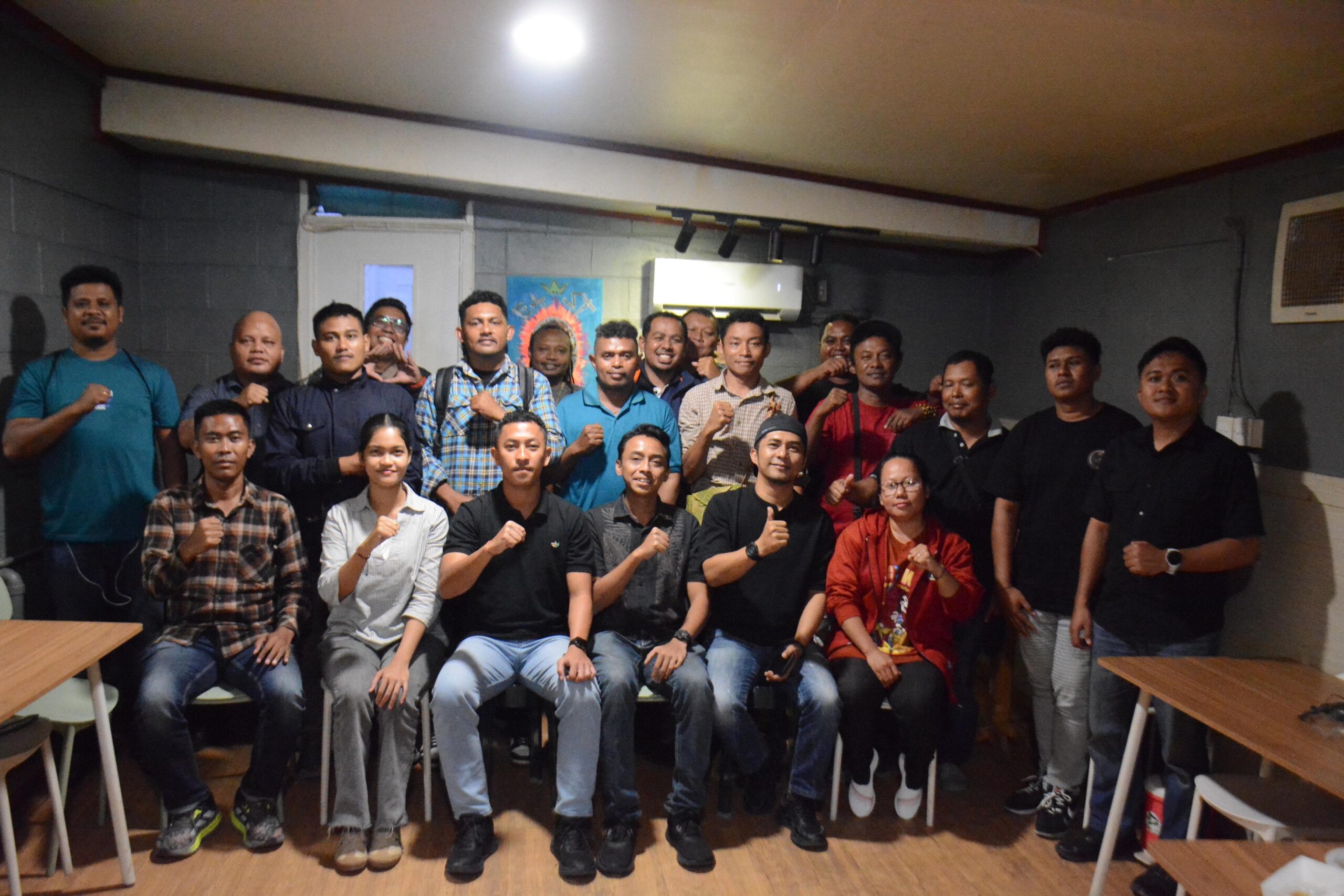 Satgas Ops Damai Cartenz menggelar silaturahmi dengan wartawan di Timika