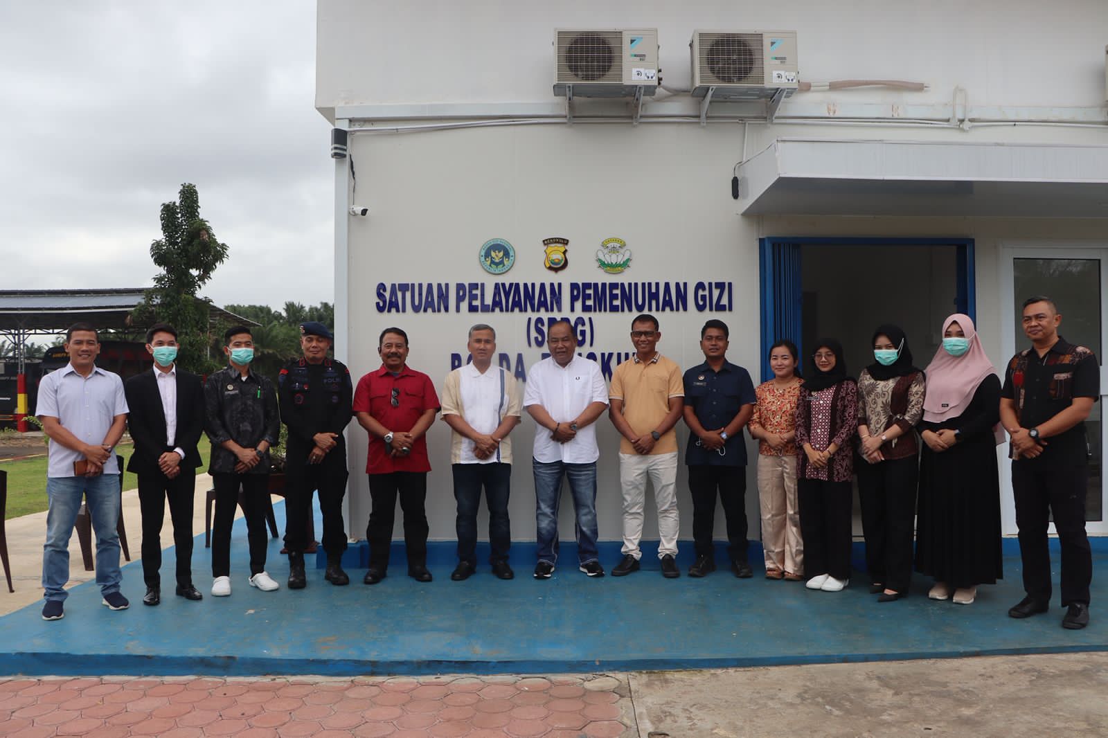 Itwasum Polri meninjau program pemenuhan gizi Polda Bengkulu