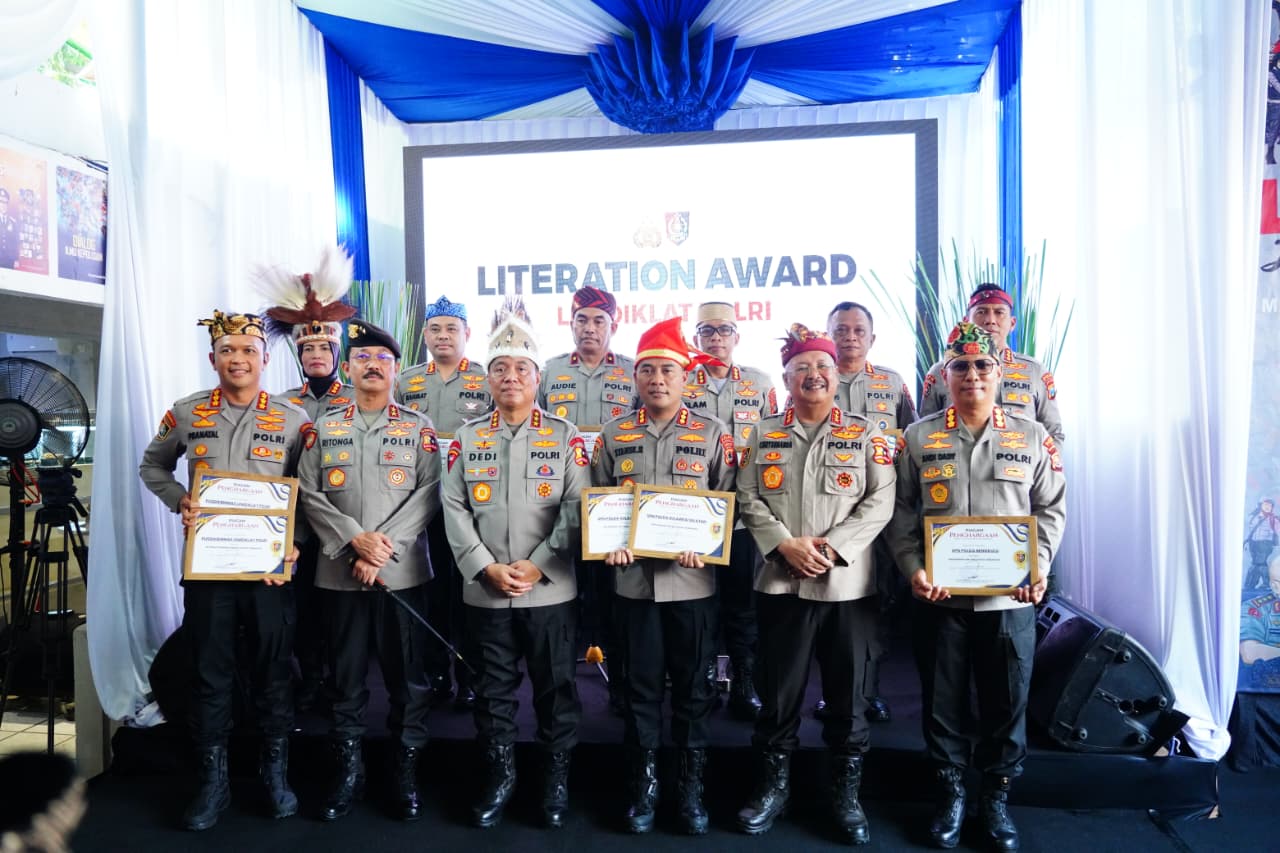 Wakapolri membuka Literation Expo 2025 di Jakarta.