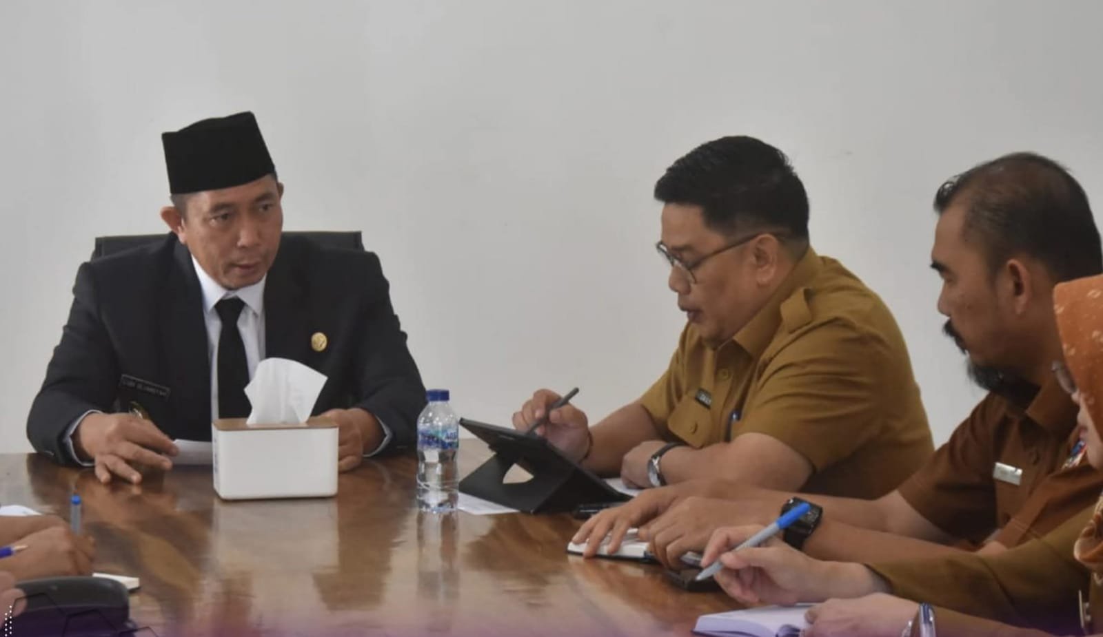 Sekjen Kemenhan RI Letjen TNI Tri Budi Utomo yang dijadwalkan meninjau SMA Taruna Nusantara.