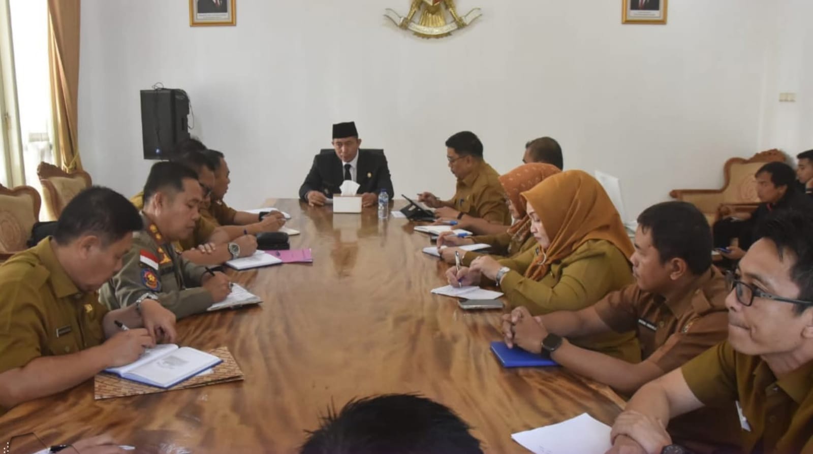 Wali Kota Pagaralam Ludi Oliansyah pimpin rapat persiapan kunjungan Sekjen Kemenhan RI